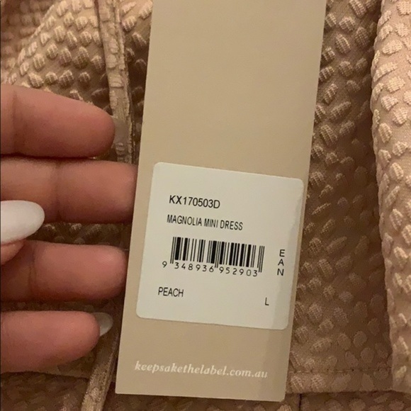 NWT Keepsake the Label Magnolia Peach Dress - Picture 7 of 10